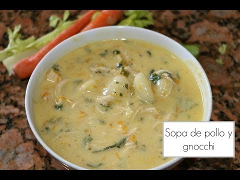 Sopa de ñoquis: receta fácil y saludable con verduras