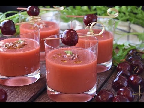 Delicioso gazpacho de cerezas: receta fácil y refrescante