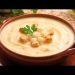 Deliciosa receta de crema de sopa de ajo