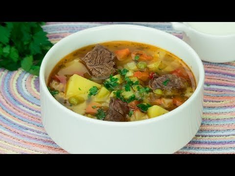 Deliciosa sopa de fideos con carne y verduras: receta rápida y fácil