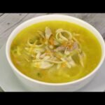 Receta de sopa de pollo con verduras: ¡ irresistible y llena de sabor con pollo!
