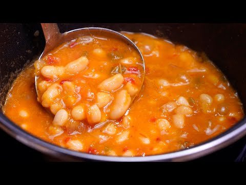 Deliciosa Sopa Vegana de Calabaza, Alubias y Garbanzos